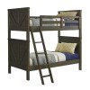 Tahoe Youth Twin over Twin Bunk Bed (River Rock)