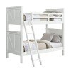 Tahoe Youth Twin over Twin Bunk Bed (Sea Shell)