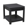 The Cove Seal Skin Black End Table