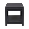 The Cove Seal Skin Black End Table