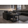 The Cove Seal Skin Black End Table