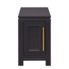 The Cove Seal Skin Black Chairside Table