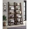 Tempe Pair of Etagere Bookcases (Tobacco)