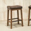 Taos 24 Inch Backless Barstool (Set of 2)