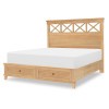 XXXs and OOOs Storage Bedroom Set (Amber)