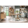 XXXs and OOOs Round Dining Room Set (Bellflower and Amber)