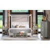 XXXs and OOOs Canopy Bedroom Set (Bellflower and Cotton)