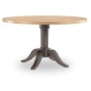 XXXs and OOOs Round Dining Set (Amber and Cocoa) w/ Cocoa Splat Back Chairs
