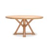 Todays Traditions Natural Hickory Round Dining Set w/ Blacksmith Windsor Side Chairs