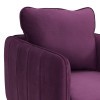 Rae Purple Velvet Chair