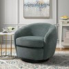 Chanel Bistro Teal Swivel Chair