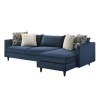 Commodore Right Chaise Sectional (Navy)