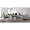 Commodore Living Room Set (Silver)