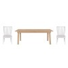 Modern Farmhouse Miller Dining Room Set w/ Picket Fence Chairs