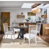 Modern Farmhouse Wright Dining Set w/ Picket Fence Chairs