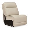 Double Deal Almond Modular Power Reclining Sectional