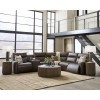 ModZ Chocolate Modular Power Reclining Sectional Set