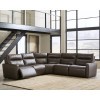 ModZ Chocolate 5-Piece Power 2-Recliner Corner Sectional