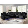 Orion Reclining Sectional (Black)