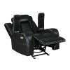 Orion II Power Glider Recliner w/ Power Headrest (Black)