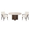 Erinn V x Universal Topanga Round Dining Set w/ Arm Chairs