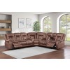 Morello Reclining Sectional (Brown)