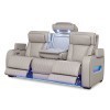 Boyington Gray Power Reclining Living Room Set w/ Air Massage System