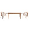 Weekender Marblehead Dining Room Set w/ Pebble Natural Chairs