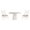 Weekender Mackinaw Round Dining Room Set w/ Morada Side Chairs