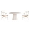 Weekender Mackinaw Round Dining Room Set w/ Morada Arm Chairs