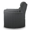 Embrace Swivel Accent Chair (Charcoal)