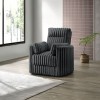 Embrace Swivel Accent Chair (Charcoal)