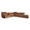 Temmpton Chocolate Modular Power Reclining Sectional