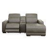 Correze Right Chaise Small Power Reclining Sectional w/ Console