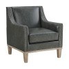 Augusta Accent Chair (Magnetite)