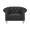 Emma Crystal Chair (Black)