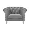 Emma Crystal Chair (Gray)