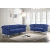 Emma Crystal Living Room Set (Blue)