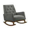 Marius Rocker Chair (Dark Grey)