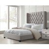 Morrow Upholstered Bed (Grey)