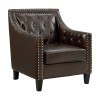 Tiffany Accent Chair (Brown)