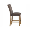 Artemis Brown Velvet Counter Height Chair (Set of 2)