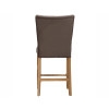 Artemis Brown Velvet Counter Height Chair (Set of 2)