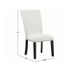 Artemis White PU Dining Chair (Set of 2)