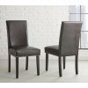 Verano Side Chair (Gray) (Set of 2)