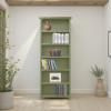 Vineyard Sage with Fruitwood 86-inch Bookcase