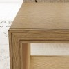 Waterfall Rectangular Coffee Table w/ Casters (Light Oak)