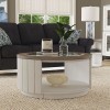 Melody Round Coffee Table w/ Casters
