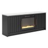 Cadmori 63-inch TV Stand w/ Electric Fireplace
