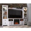Willowton Entertainment Wall w/ Fireplace and Audio Option